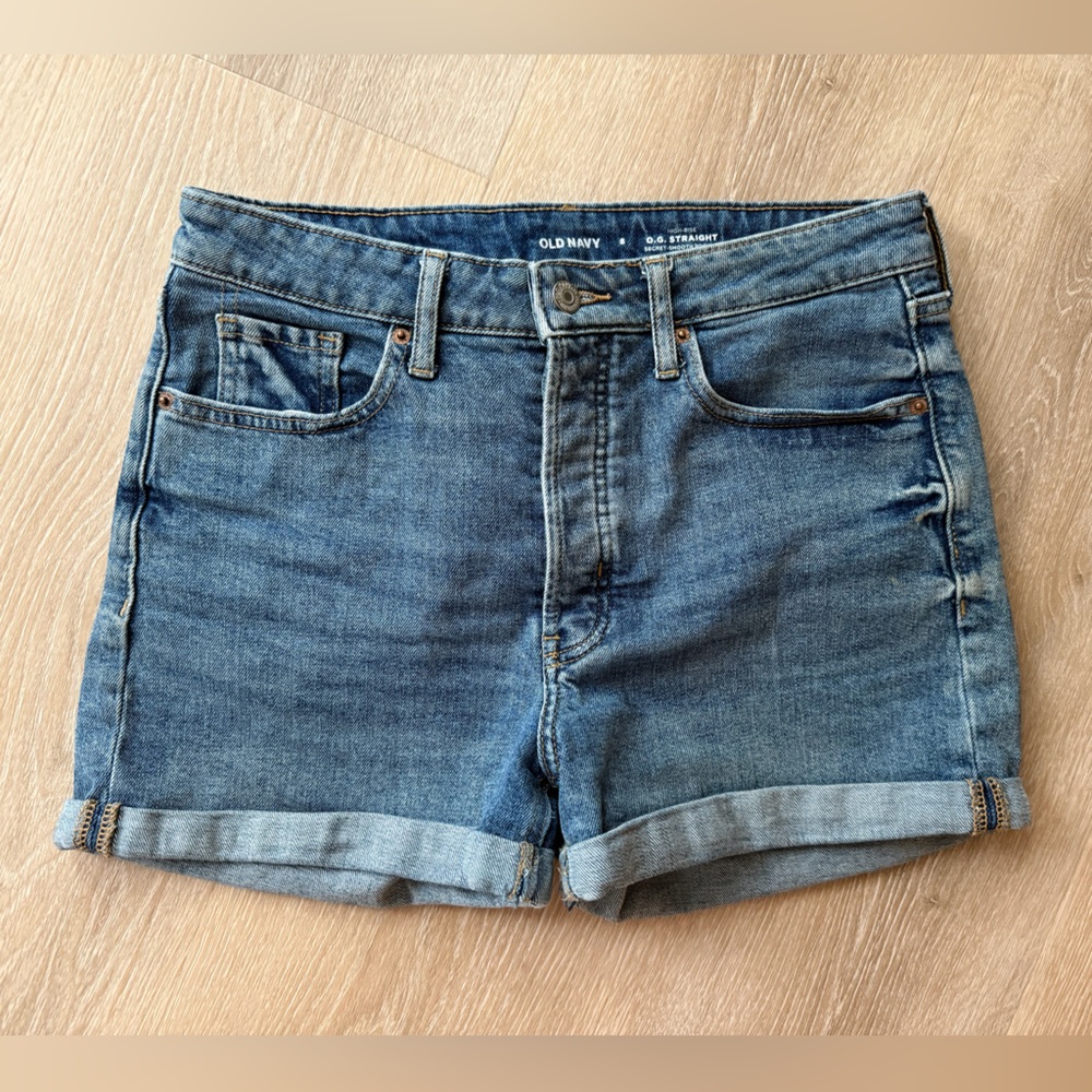 Old Navy High Waisted Blue Jean Shorts